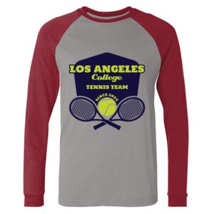 Long Sleeve Jersey Baseball Tee Thumbnail