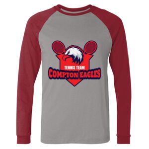 Long Sleeve Jersey Baseball Tee Thumbnail