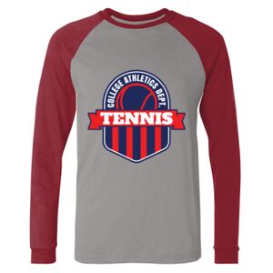 Long Sleeve Jersey Baseball Tee Thumbnail