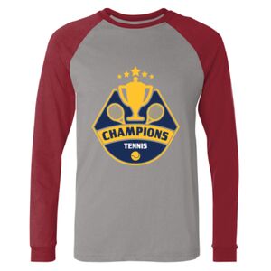 Long Sleeve Jersey Baseball Tee Thumbnail