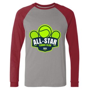 Long Sleeve Jersey Baseball Tee Thumbnail