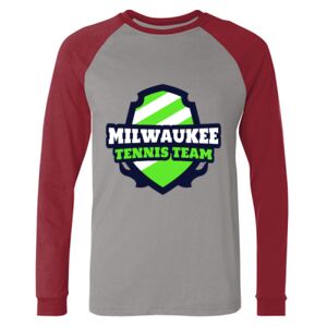 Long Sleeve Jersey Baseball Tee Thumbnail