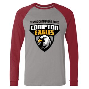 Long Sleeve Jersey Baseball Tee Thumbnail