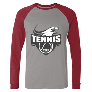 Long Sleeve Jersey Baseball Tee Thumbnail