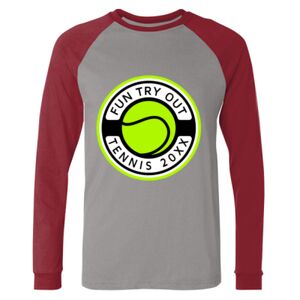 Long Sleeve Jersey Baseball Tee Thumbnail
