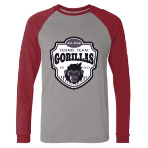 Long Sleeve Jersey Baseball Tee Thumbnail