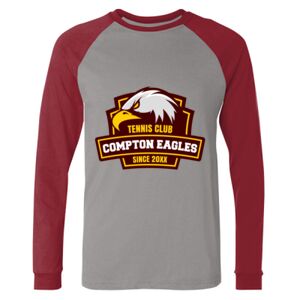 Long Sleeve Jersey Baseball Tee Thumbnail