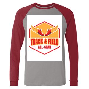 Long Sleeve Jersey Baseball Tee Thumbnail