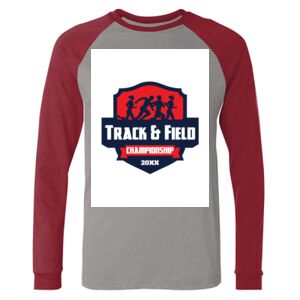 Long Sleeve Jersey Baseball Tee Thumbnail