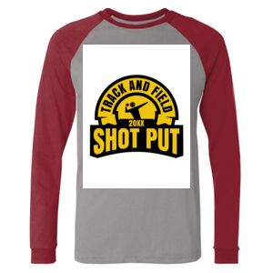 Long Sleeve Jersey Baseball Tee Thumbnail