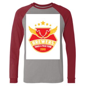 Long Sleeve Jersey Baseball Tee Thumbnail