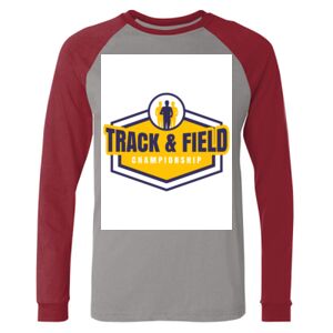 Long Sleeve Jersey Baseball Tee Thumbnail