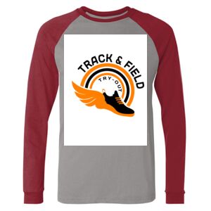 Long Sleeve Jersey Baseball Tee Thumbnail
