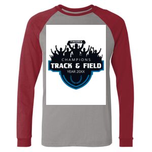Long Sleeve Jersey Baseball Tee Thumbnail