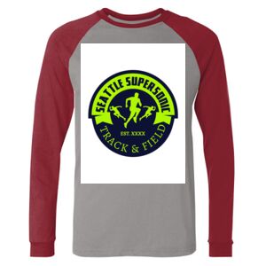 Long Sleeve Jersey Baseball Tee Thumbnail