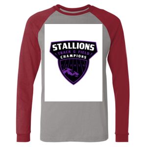 Long Sleeve Jersey Baseball Tee Thumbnail