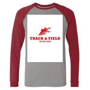 Long Sleeve Jersey Baseball Tee Thumbnail