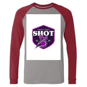 Long Sleeve Jersey Baseball Tee Thumbnail