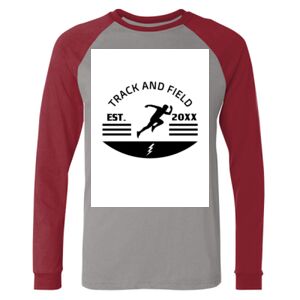 Long Sleeve Jersey Baseball Tee Thumbnail