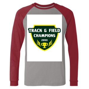 Long Sleeve Jersey Baseball Tee Thumbnail