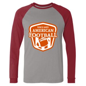 Long Sleeve Jersey Baseball Tee Thumbnail