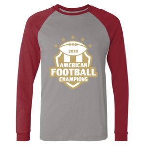 Long Sleeve Jersey Baseball Tee Thumbnail