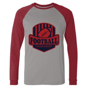 Long Sleeve Jersey Baseball Tee Thumbnail