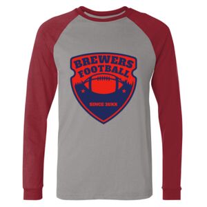 Long Sleeve Jersey Baseball Tee Thumbnail