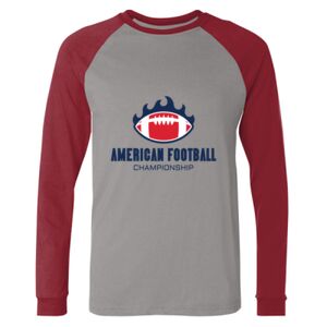 Long Sleeve Jersey Baseball Tee Thumbnail
