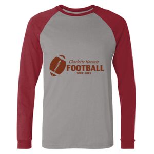 Long Sleeve Jersey Baseball Tee Thumbnail