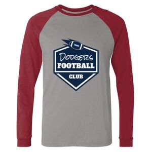 Long Sleeve Jersey Baseball Tee Thumbnail