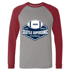 Long Sleeve Jersey Baseball Tee Thumbnail