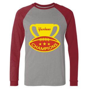 Long Sleeve Jersey Baseball Tee Thumbnail