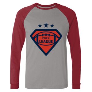 Long Sleeve Jersey Baseball Tee Thumbnail