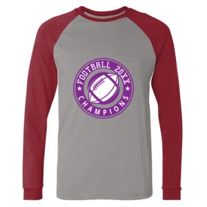 Long Sleeve Jersey Baseball Tee Thumbnail