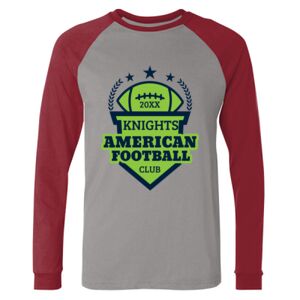 Long Sleeve Jersey Baseball Tee Thumbnail