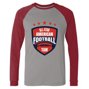 Long Sleeve Jersey Baseball Tee Thumbnail