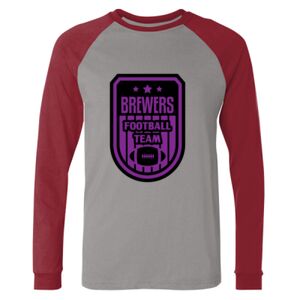 Long Sleeve Jersey Baseball Tee Thumbnail