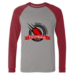 Long Sleeve Jersey Baseball Tee Thumbnail