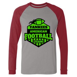 Long Sleeve Jersey Baseball Tee Thumbnail