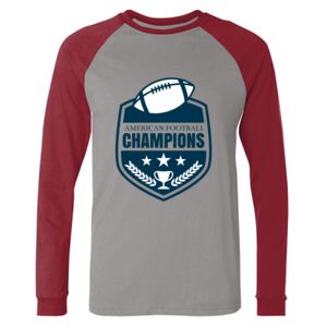 Long Sleeve Jersey Baseball Tee Thumbnail