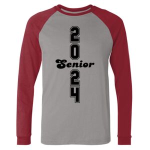 Long Sleeve Jersey Baseball Tee Thumbnail