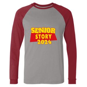 Long Sleeve Jersey Baseball Tee Thumbnail