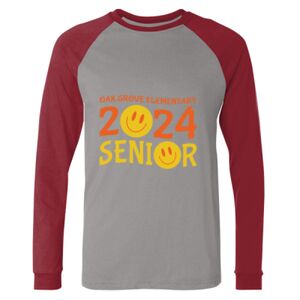 Long Sleeve Jersey Baseball Tee Thumbnail
