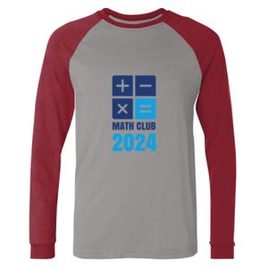 Long Sleeve Jersey Baseball Tee Thumbnail