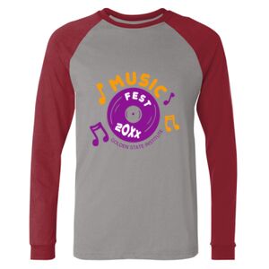 Long Sleeve Jersey Baseball Tee Thumbnail