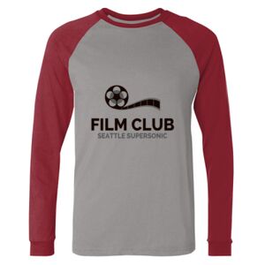 Long Sleeve Jersey Baseball Tee Thumbnail