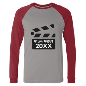 Long Sleeve Jersey Baseball Tee Thumbnail