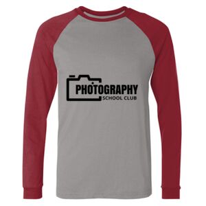 Long Sleeve Jersey Baseball Tee Thumbnail