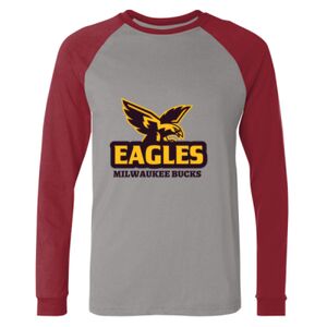 Long Sleeve Jersey Baseball Tee Thumbnail